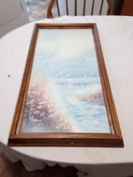 Artwork On Canvas Bottom Left Corner Has The Name N A T H A N