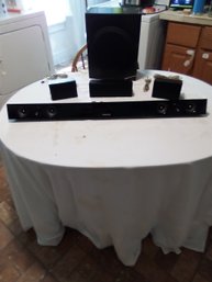 Samsung Surround Sound Bar With Speakers And Subwoofer