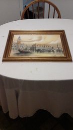 Artwork On Board Cannot Make Out Signature Or Date