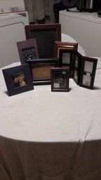 Lot Of 7 Picture Frames Of Various Sizes