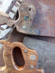 Two Warranted Superior Hand Saws