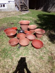 Bottle Of 13 Various Size And Shape Planters