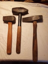 3 Vintage Blacksmith Tools