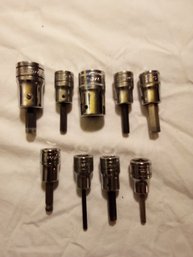 Lot Of 9 Snap-on Attachments