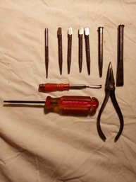 Lot Of 10 Miscellaneous Tools And Punches