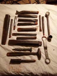 Lot Of Vintage Chisels And Other Miscellaneous Tools