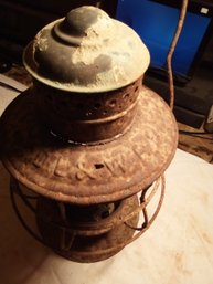 Vintage D.l. & W.R.R Railroad Lantern