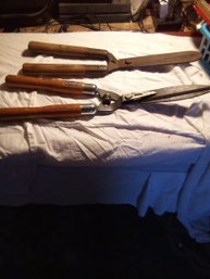 Lot Of 2 Hedge Shears