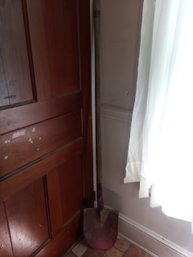 Vintage M O L Y Shovel With Date Patent Number 60 Inches Tip To Tip