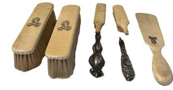 Vintage Bone Handled Dresser Set