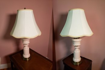Pair Of Lamps With Shades