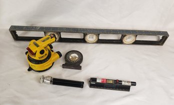 Assortment Of Levels And Lasers