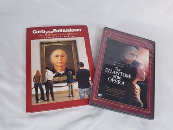 Pair Of DVDs- Curb Your Enthusiasm & Phantom Of The Opera