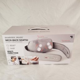 New - Sharper Image Neck & Back Shiatsu Massager