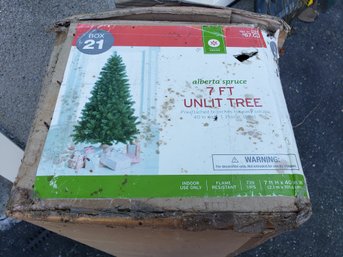 7 Foot Unlit Alberta Spruce Christmas Tree