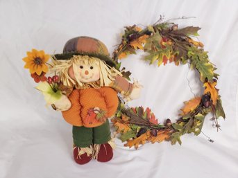Pair Of Autumn Decorations