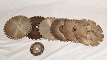 7pc Assortment Of Saw Blades 4', 7' & 7 1/4'