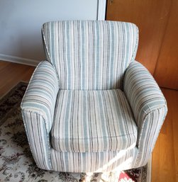 Oversized Upholstered Swivel Chair