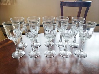 Vintage Wine Glasses-10 Pieces