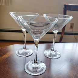 Trio Of Martini Glasses