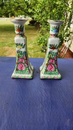 Asian Accented Candle Holders