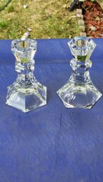 Glass/ Crystal Candle Holders