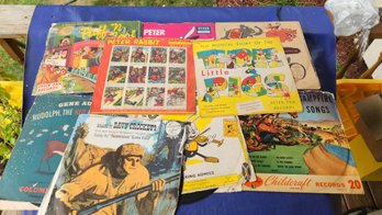Collection Of Vintage Children's Records