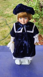 1999 Victorian Skater Porcelain Doll
