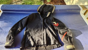 Vintage Navy Jumper Top. USS Robert E Lee