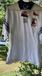 Boston Red Sox Short Sleeve Pullover Shirt, White