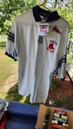 Boston Red Sox Short Sleeve Pullover Shirt,  White