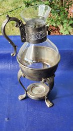 Vintage Coffee Carafe With Stand