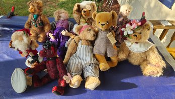 Collection Of Collectable Teddie Bears And Dolls