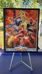 Framed Power Ranger Poster