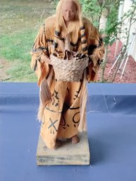 Hand Crafted Pueblo Indian From Natural Materials