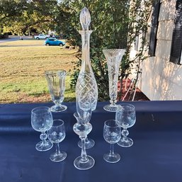 Collection Of Cut Glass And Cut Crystal