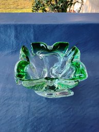 Vintage Glass Ashtray