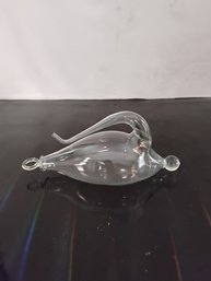 Vintage Blown Glass Water Barometer