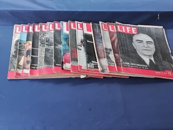 Collection Of Vintage LIFE Magazines