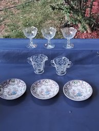 Vintage Fostoria And Cleopatra Glassware