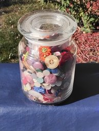 Jar Of Mixed Buttons