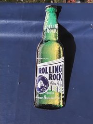 Rolling Rock Hanging Tin Sign