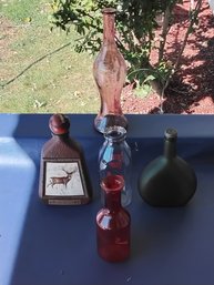 Collection Of Vintage Bottles
