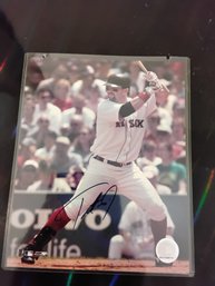 Trot Nixon Signed And Framed Photo
