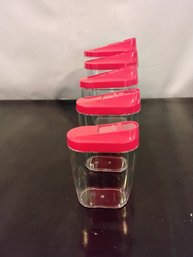 Brand New Set Of Store And Pour Storage Containers