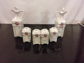 Iridescent Oil And Vinegar Spice Set