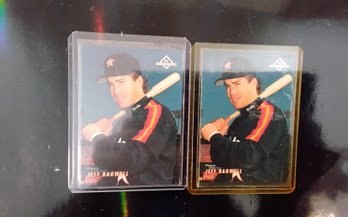 2  1992 Jeff Bagwell Promo Cards