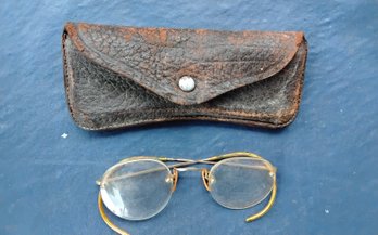 Vintage Harvey Lewis Glasses And Case