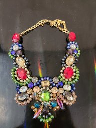 Multi Colored Jeweled Necklace #5