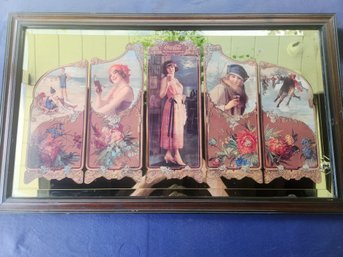 Vintage Coca-Cola Advertising Mirror